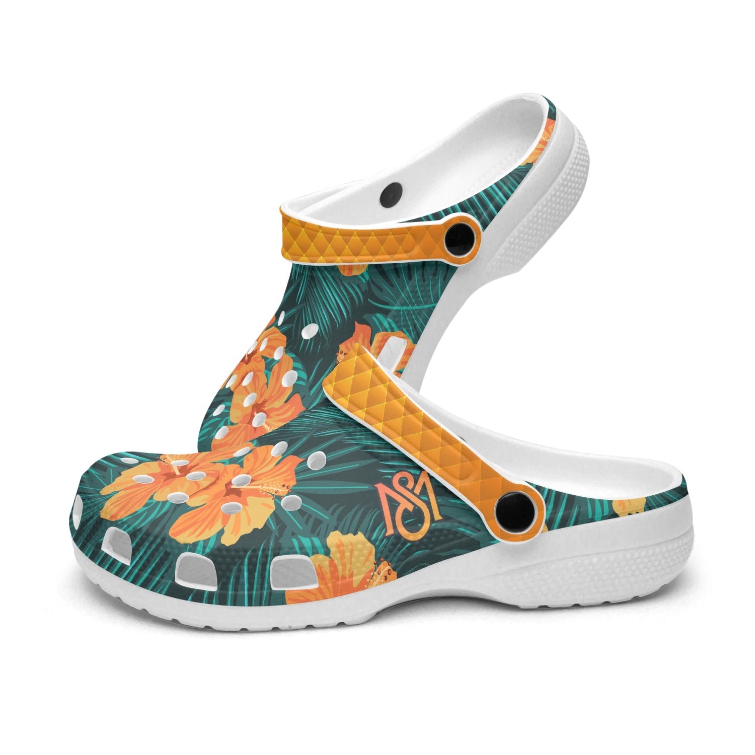 413. All Over Printed Clogs