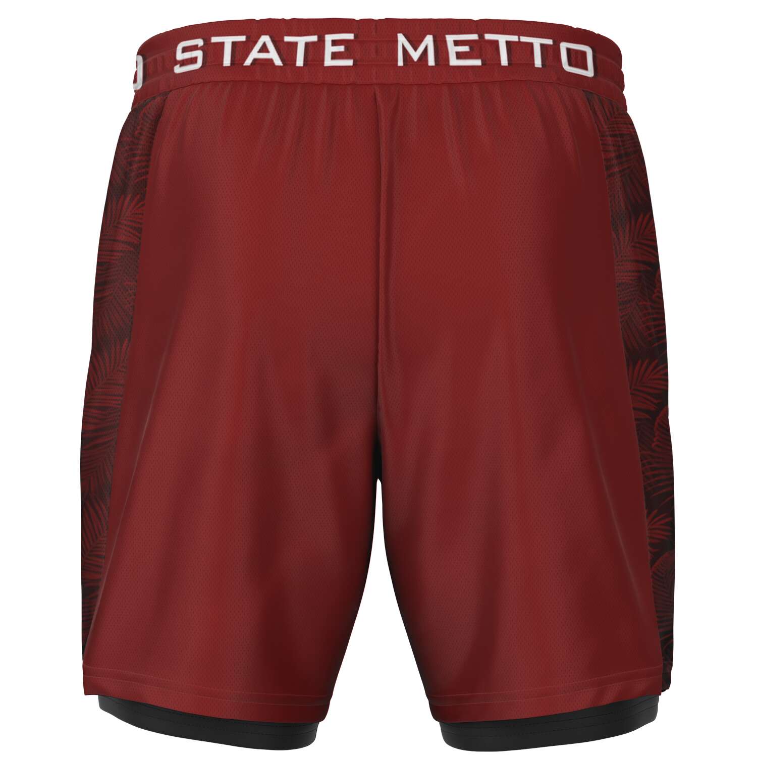 Red Metto 2-in-1 Shorts