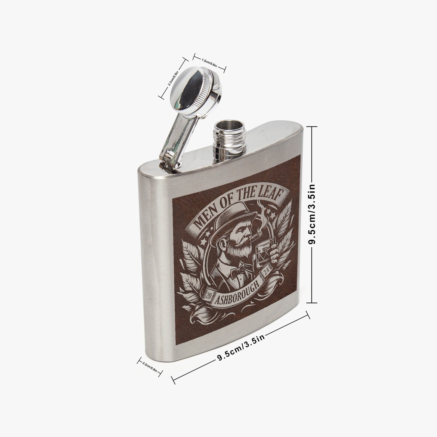 6oz Stainless Steel Hip Flask