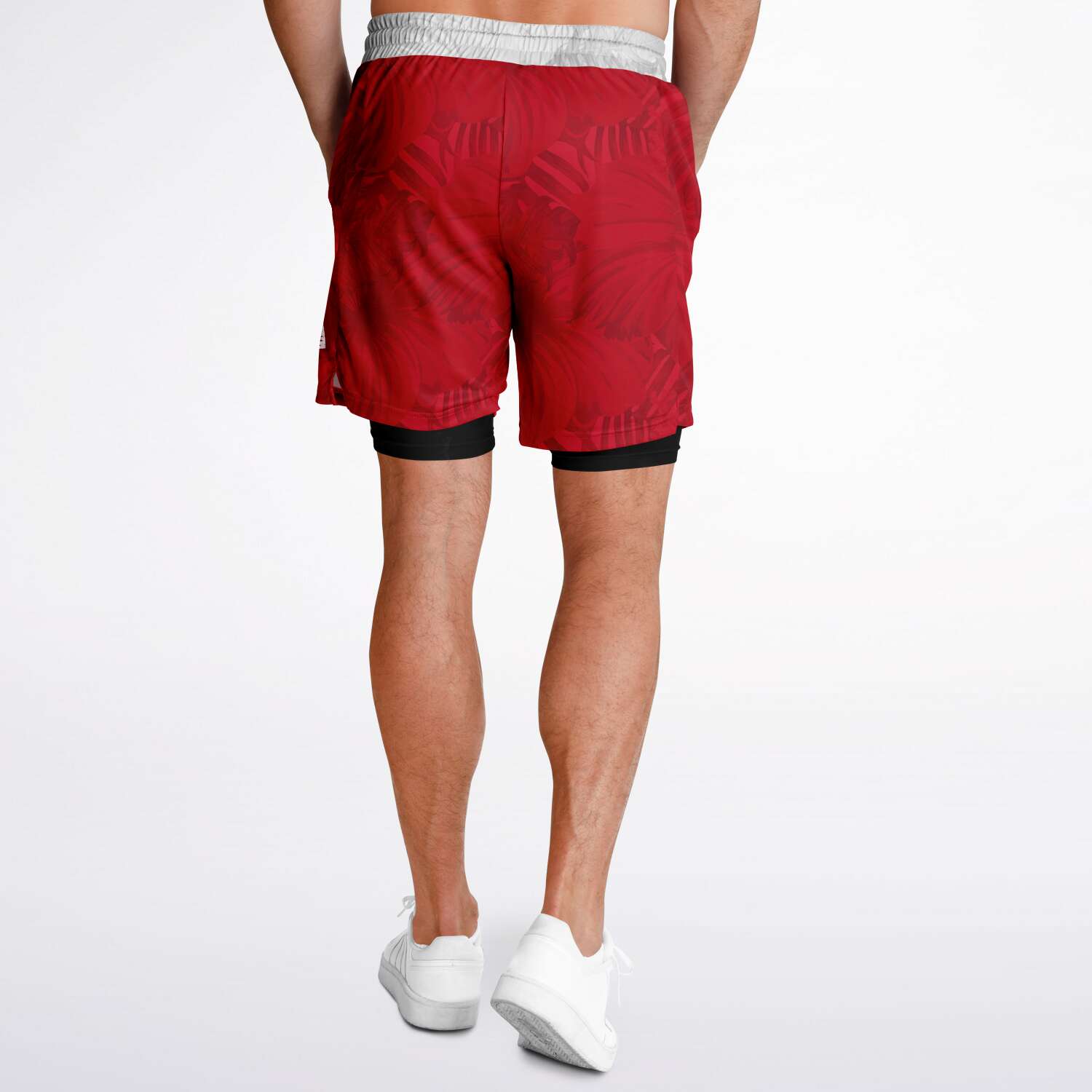 Red 2-in-1 Shorts