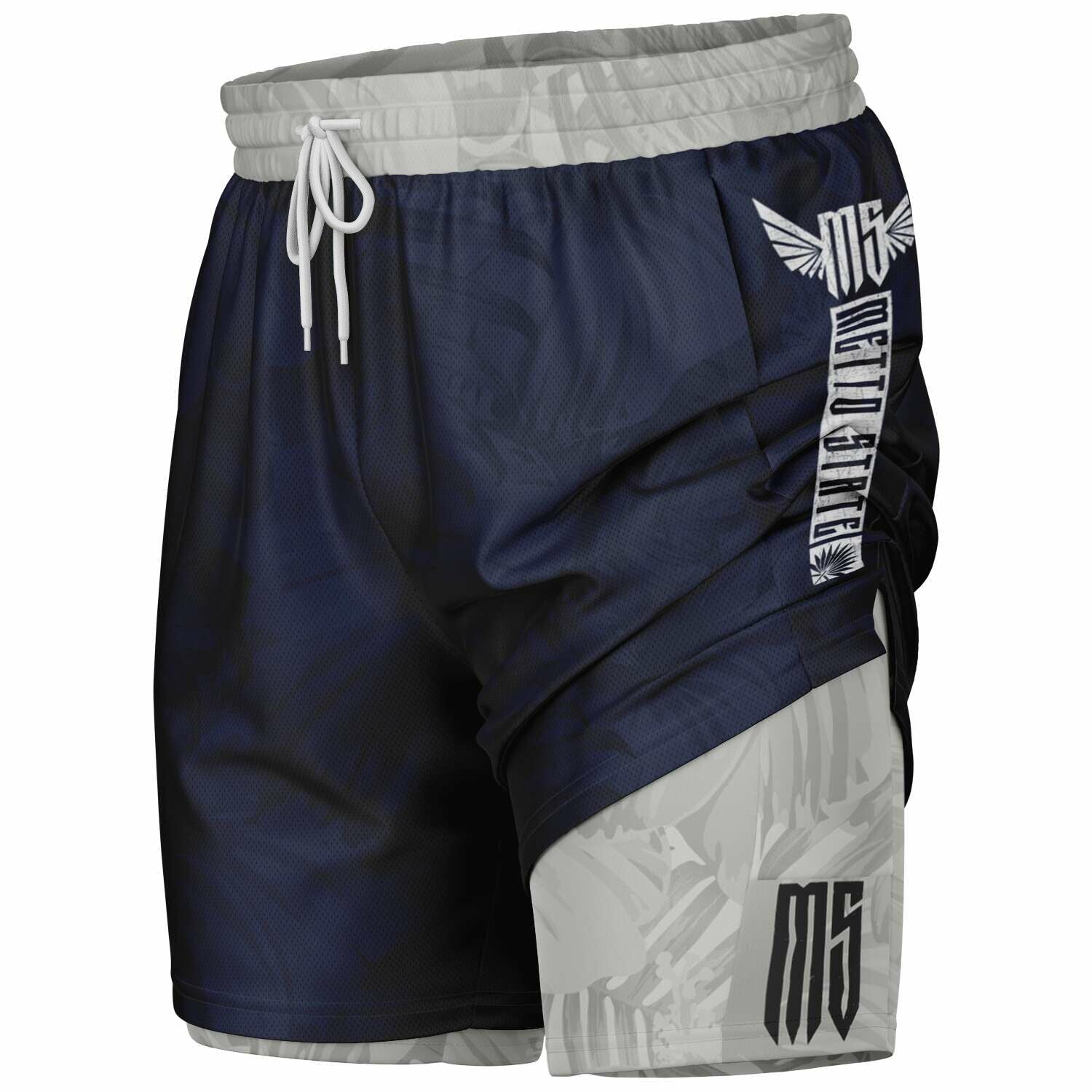 Navy 2-in-1 Shorts