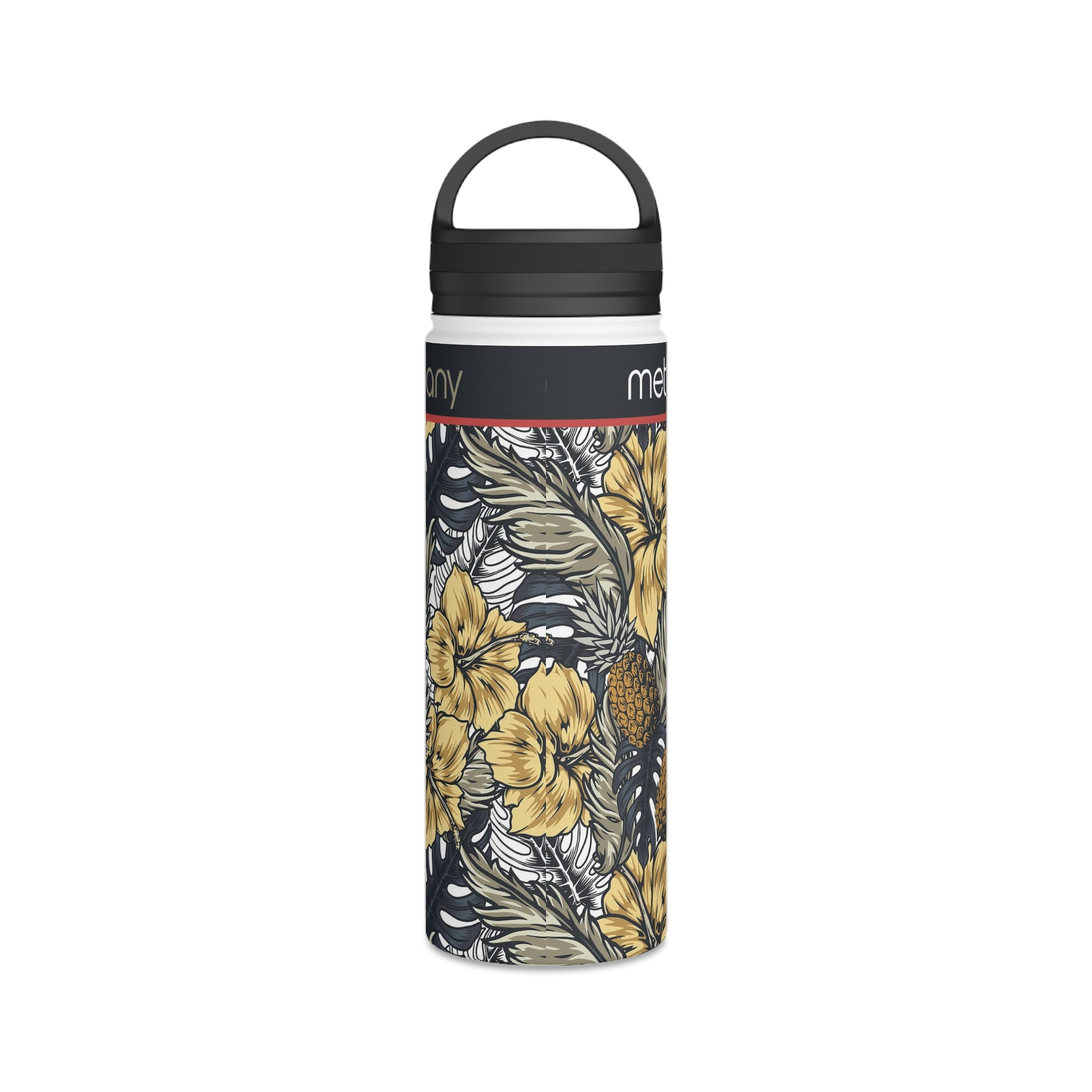 Stainless Steel Water Bottle, Handle Lid