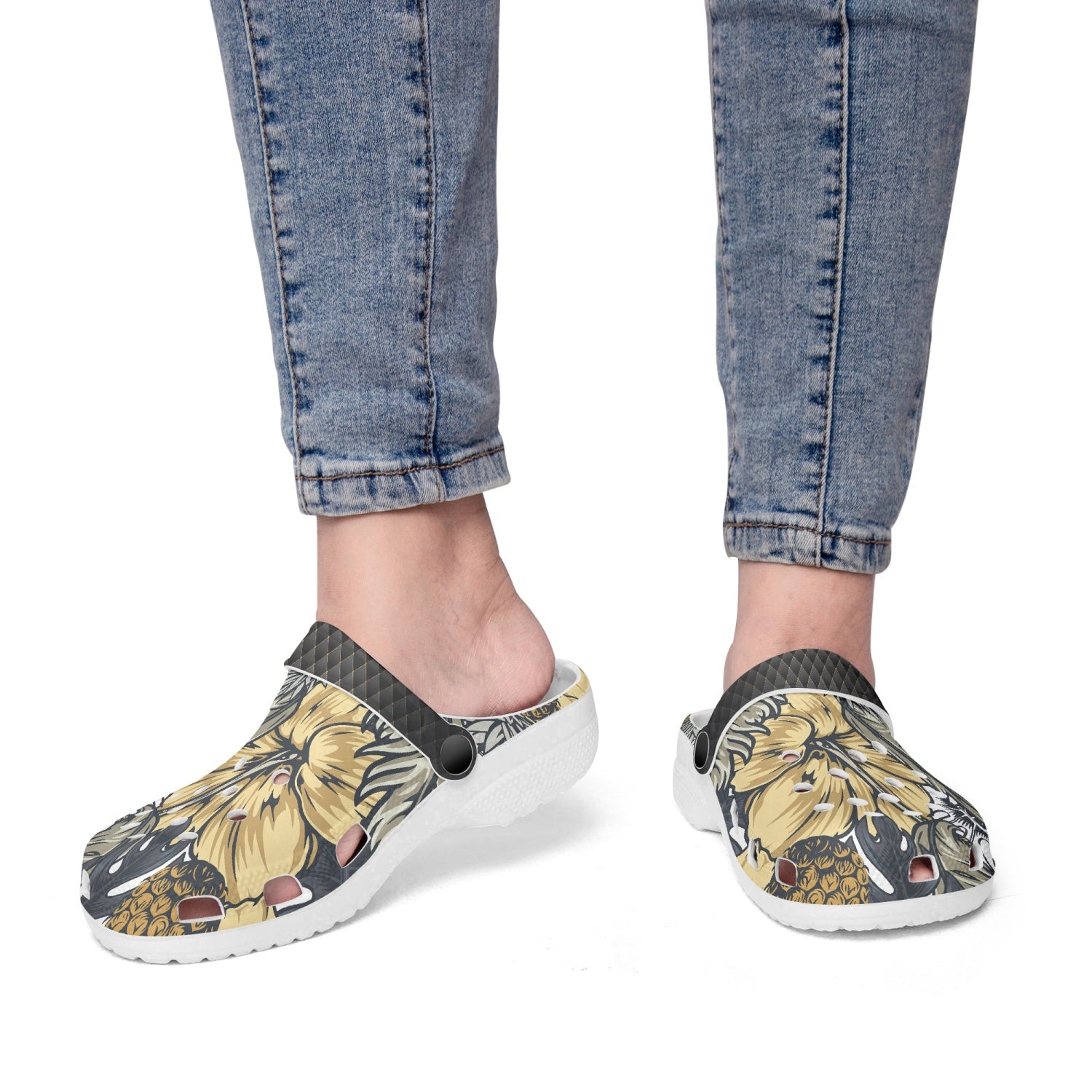 413. All Over Printed Clogs