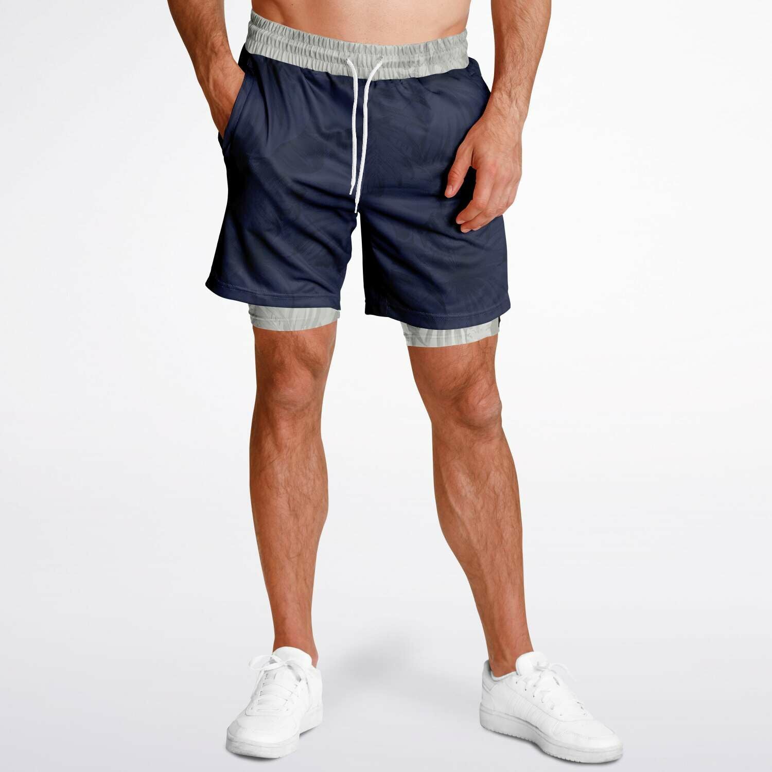 Navy 2-in-1 Shorts