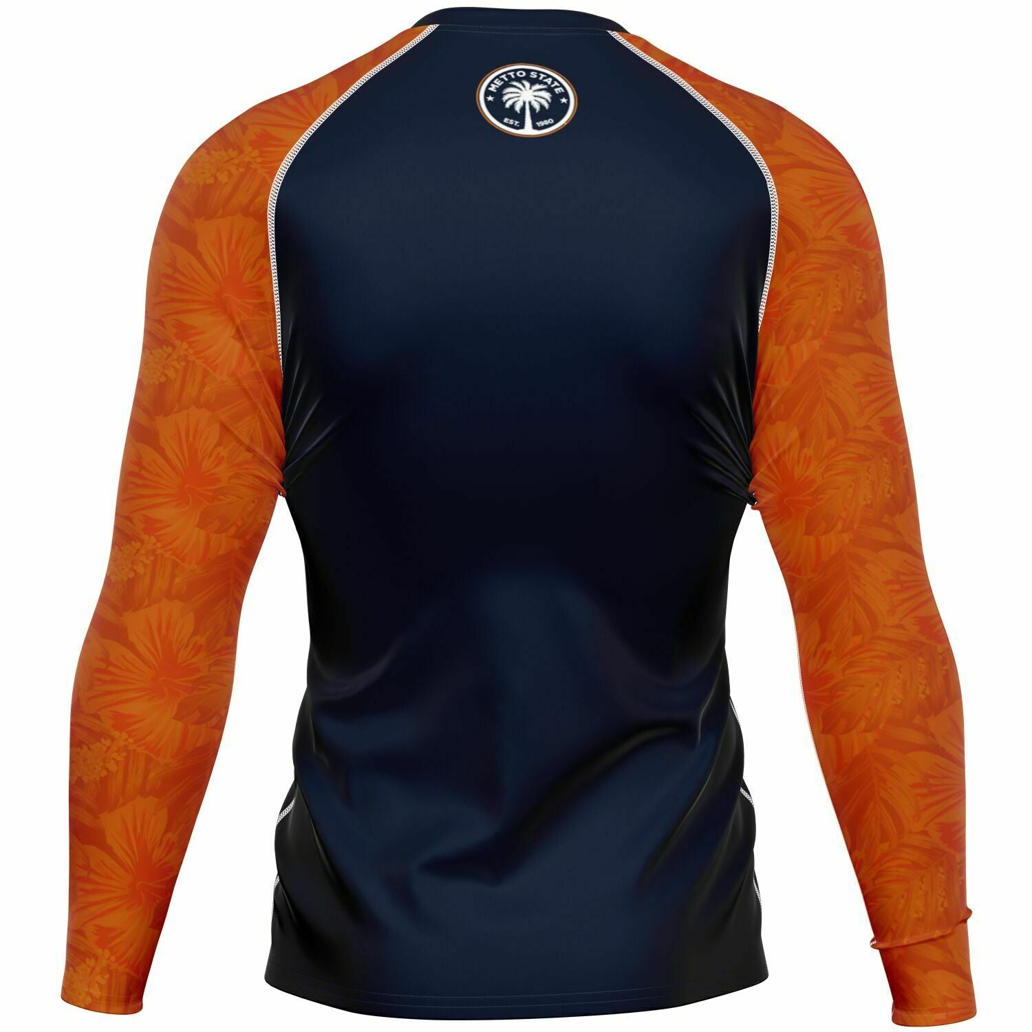 ORANGE TROPIC RASH GUARD