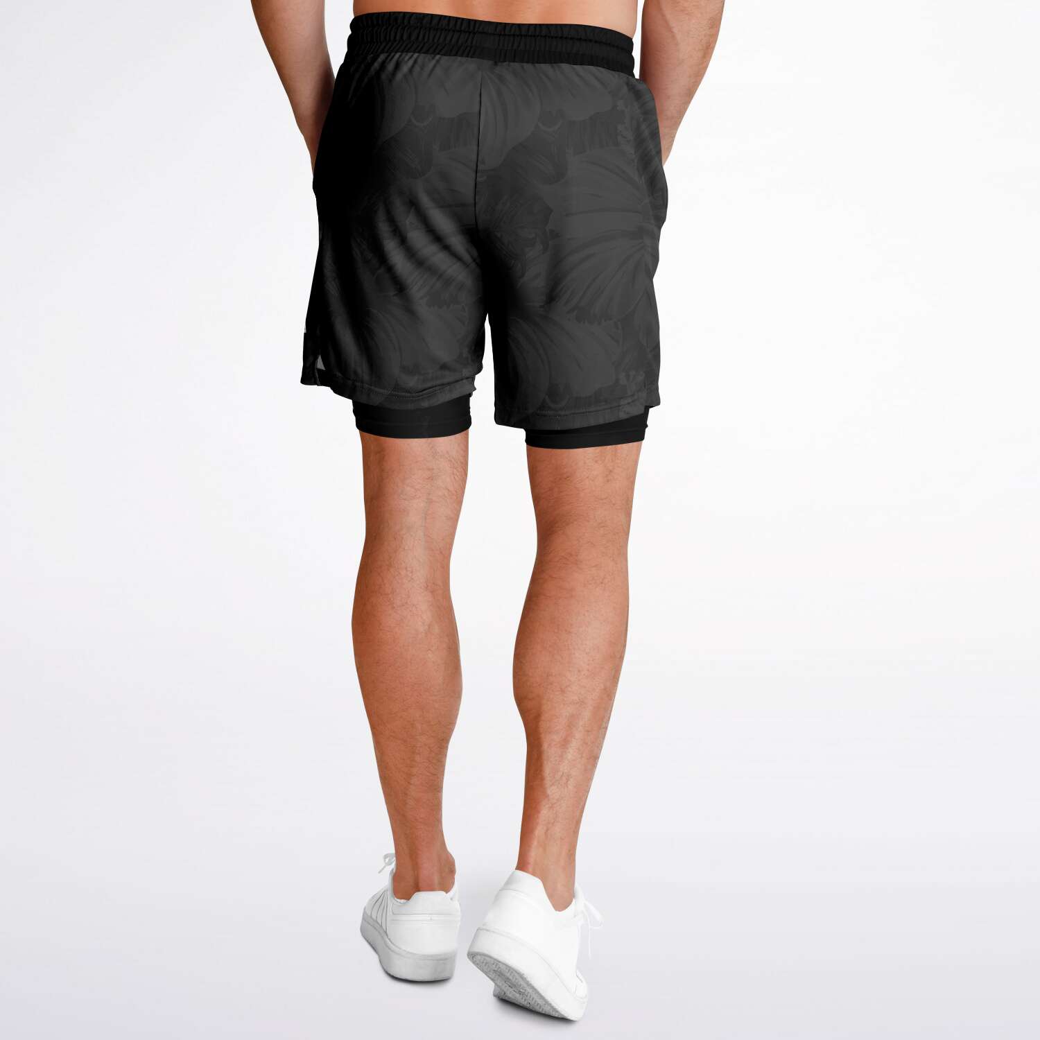 Gray 2-in-1 Shorts