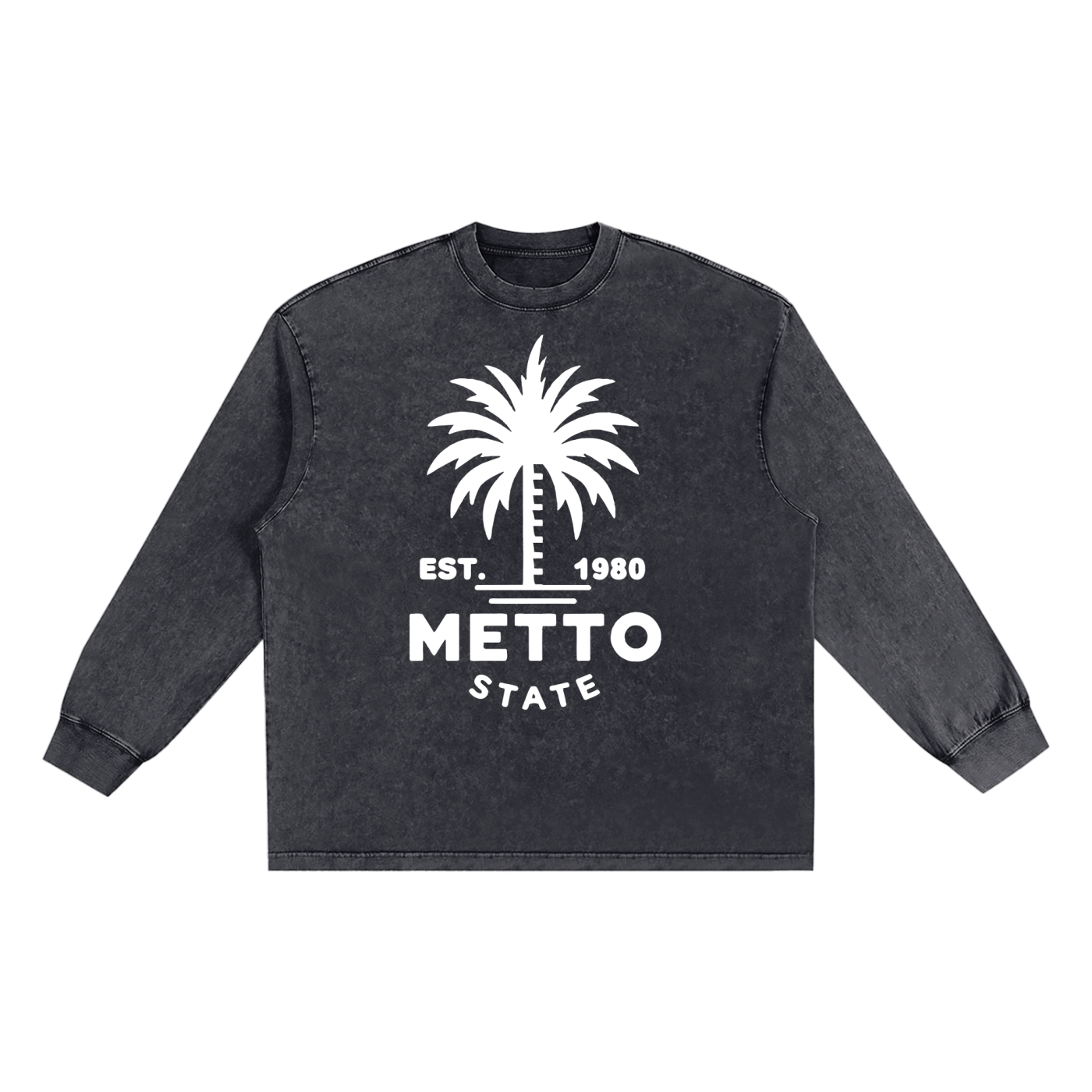 Snow Washed Frayed Edge T-Shirt