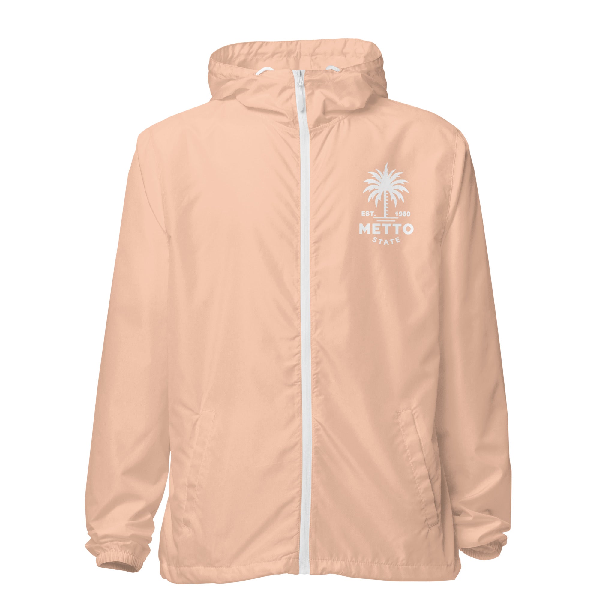 Lightweight zip up windbreaker