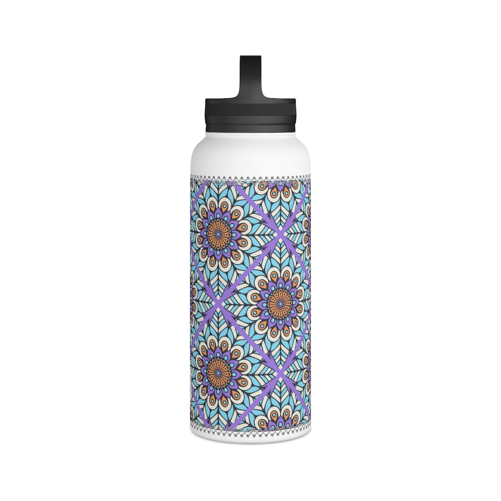 Stainless Steel Water Bottle, Handle Lid