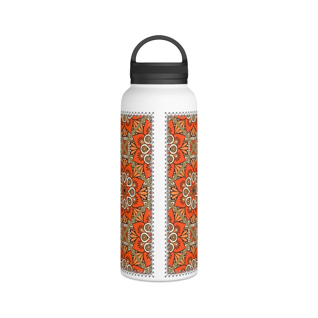 Stainless Steel Water Bottle, Handle Lid