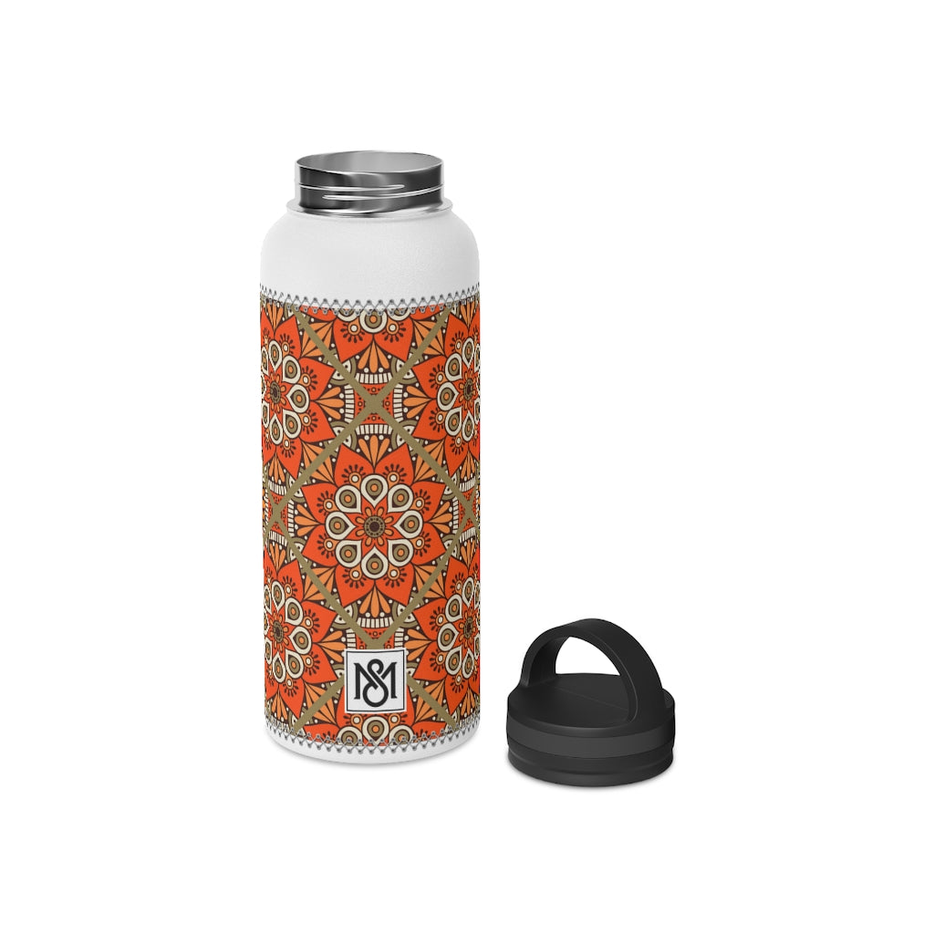 Stainless Steel Water Bottle, Handle Lid