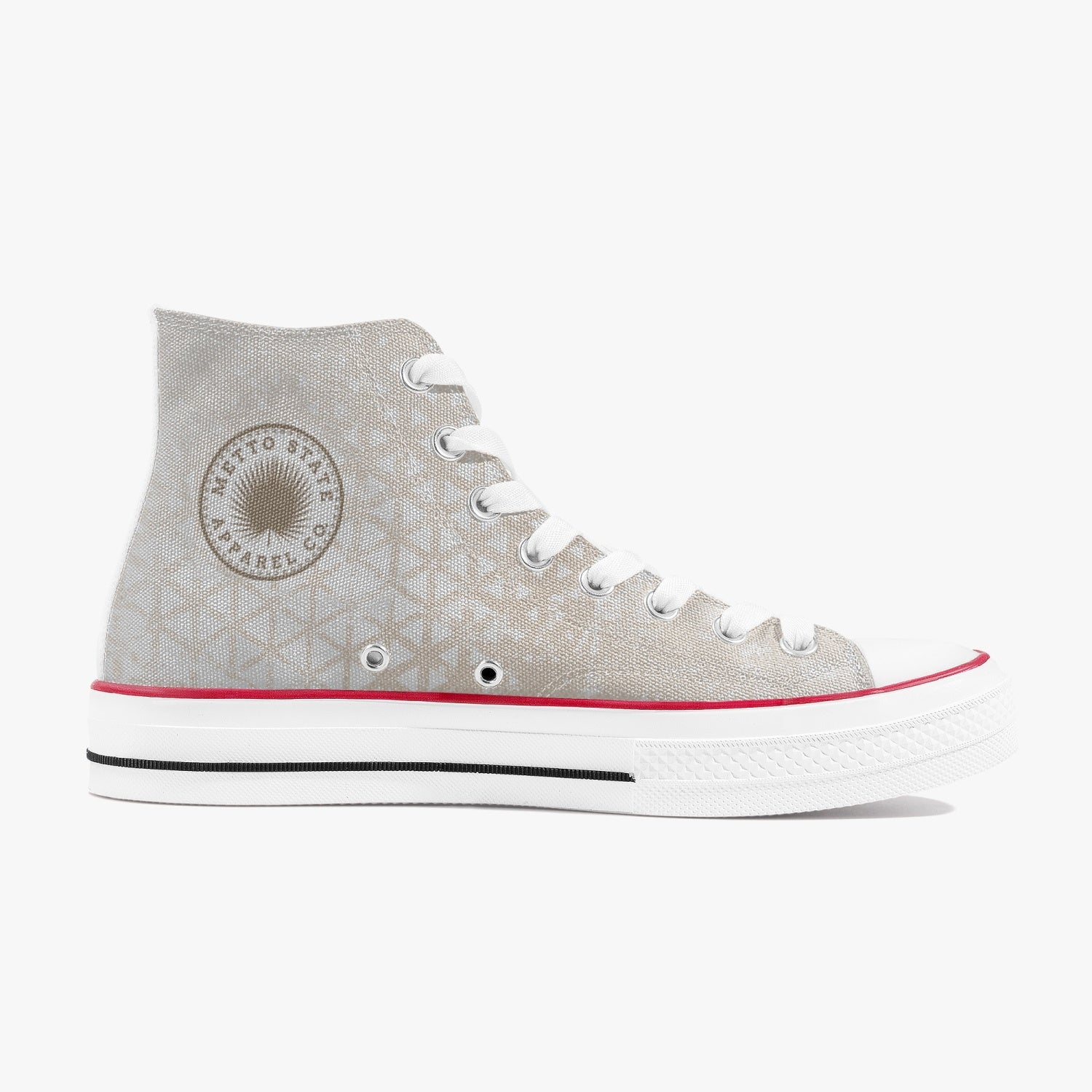 285. New High-Top Canvas Shoes - White