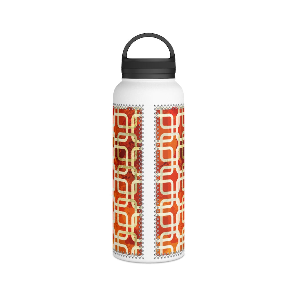 Stainless Steel Water Bottle, Handle Lid