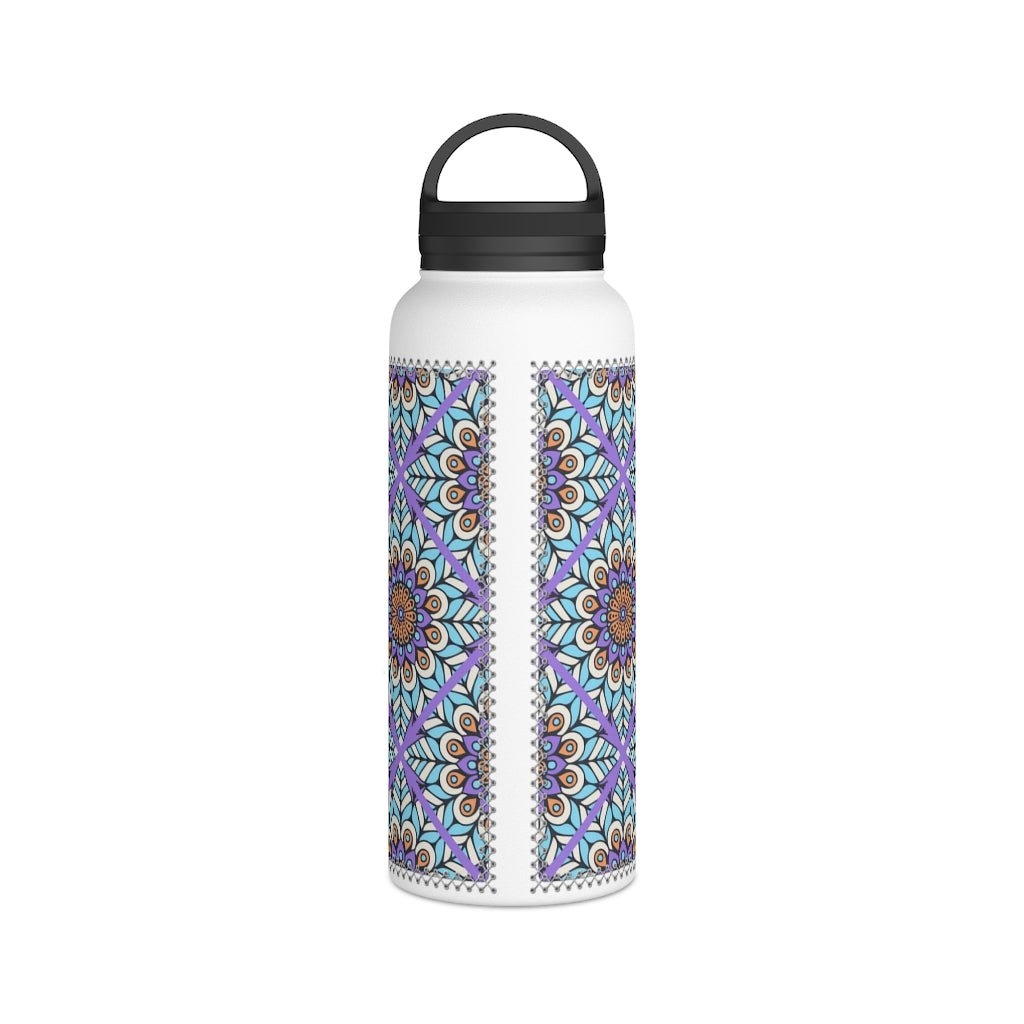 Stainless Steel Water Bottle, Handle Lid