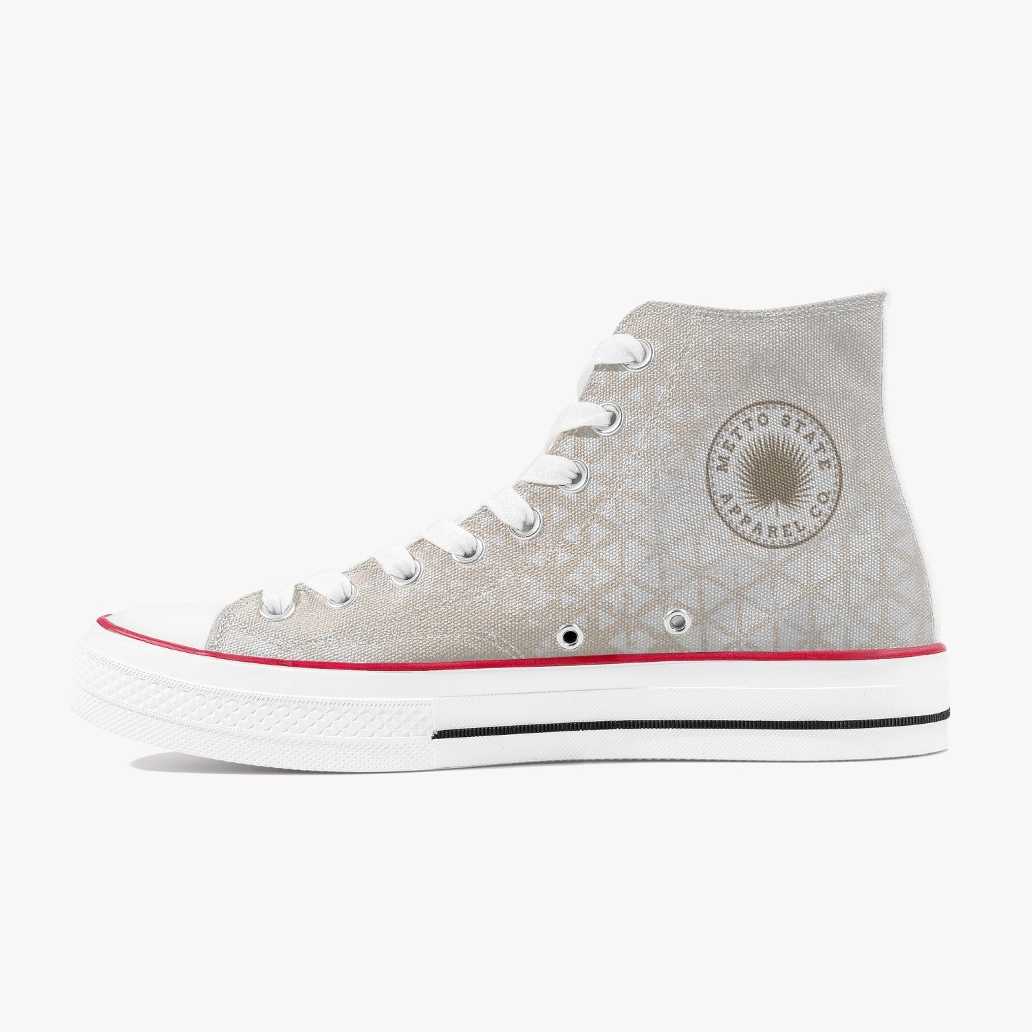 285. New High-Top Canvas Shoes - White